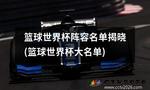 篮球世界杯阵容名单揭晓(篮球世界杯大名单)