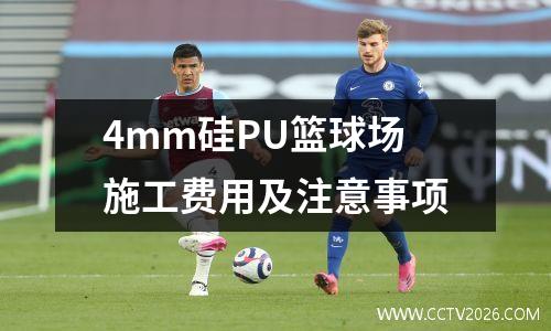 4mm硅PU篮球场施工费用及注意事项
