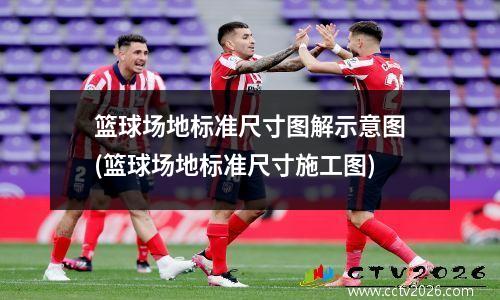 篮球场地标准尺寸图解示意图(篮球场地标准尺寸施工图)