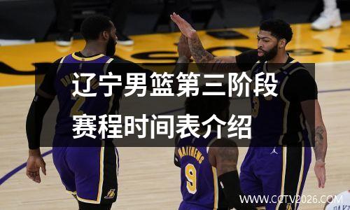 辽宁男篮第三阶段赛程时间表介绍