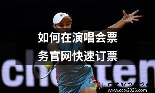 如何在演唱会票务官网快速订票