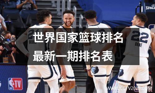 世界国家篮球排名最新一期排名表