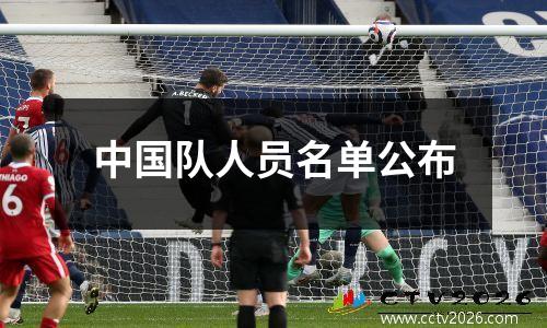 中国队人员名单公布