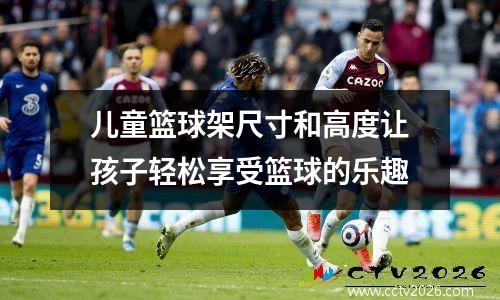 儿童篮球架尺寸和高度让孩子轻松享受篮球的乐趣