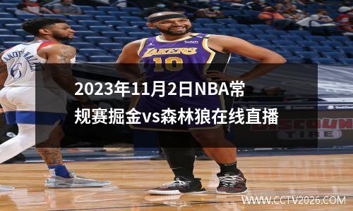 2023年11月2日NBA常规赛掘金vs森林狼在线直播
