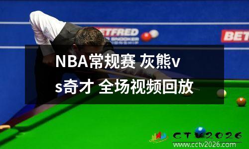 NBA常规赛 灰熊vs奇才 全场视频回放