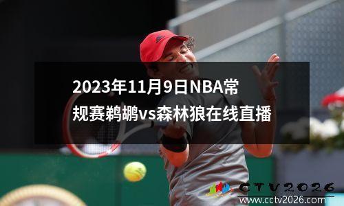 2023年11月9日NBA常规赛鹈鹕vs森林狼在线直播