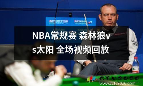 NBA常规赛 森林狼vs太阳 全场视频回放