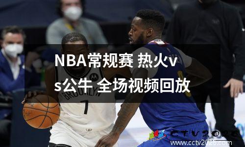 NBA常规赛 热火vs公牛 全场视频回放
