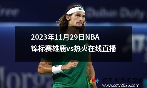 2023年11月29日NBA锦标赛雄鹿vs热火在线直播