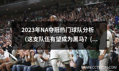 2023年NA夺冠热门球队分析（这支队伍有望成为黑马？(2023年nba选秀热门)