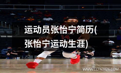 运动员张怡宁简历(张怡宁运动生涯)