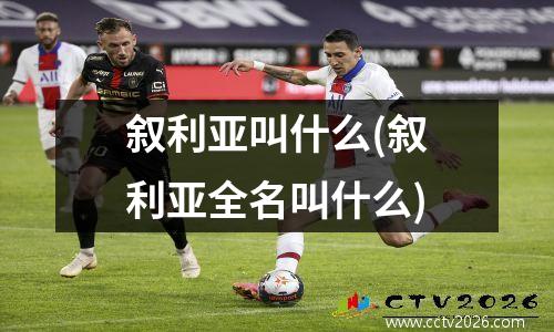 叙利亚叫什么(叙利亚全名叫什么)