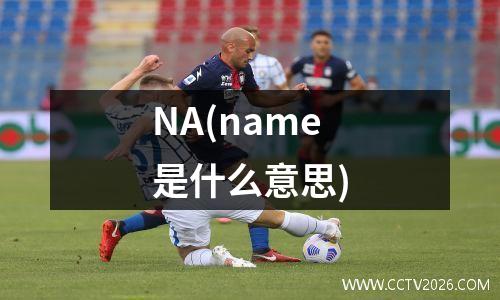 NA(name是什么意思)
