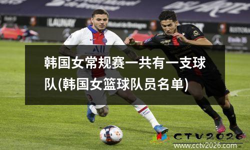韩国女常规赛一共有一支球队(韩国女篮球队员名单)