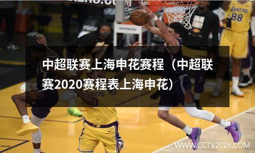 中超联赛上海申花赛程（中超联赛2020赛程表上海申花）