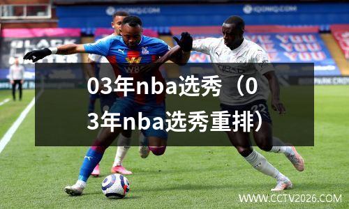 03年nba选秀（03年nba选秀重排）