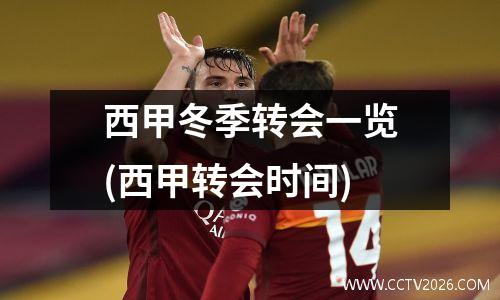 西甲冬季转会一览(西甲转会时间)