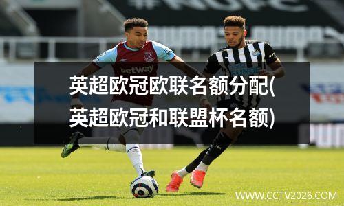英超欧冠欧联名额分配(英超欧冠和联盟杯名额)