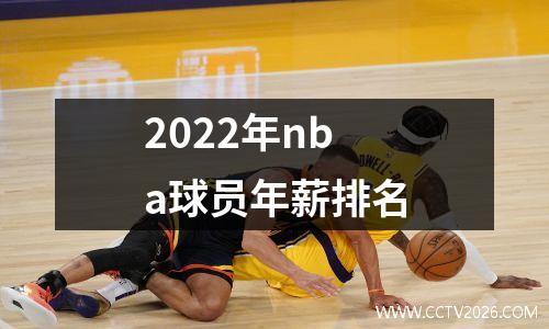 2022年nba球员年薪排名