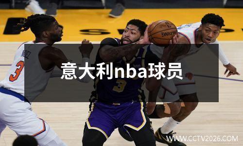 意大利nba球员