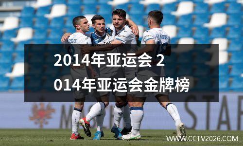 2014年亚运会 2014年亚运会金牌榜