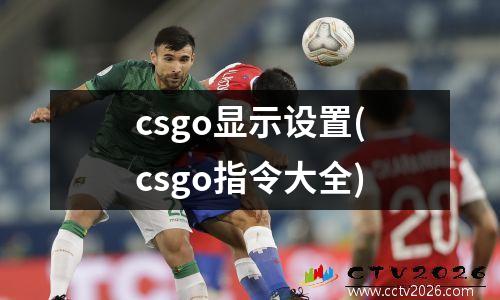 csgo显示设置(csgo指令大全)