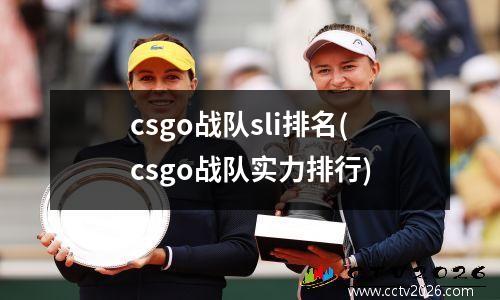 csgo战队sli排名(csgo战队实力排行)