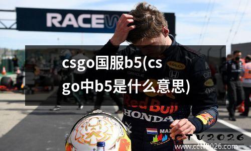 csgo国服b5(csgo中b5是什么意思)
