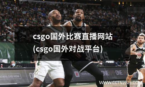 csgo国外比赛直播网站(csgo国外对战平台)