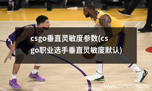 csgo垂直灵敏度参数(csgo职业选手垂直灵敏度默认)