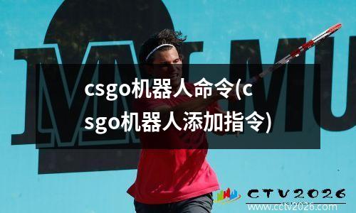 csgo机器人命令(csgo机器人添加指令)