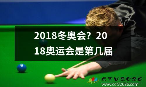 2018冬奥会？2018奥运会是第几届