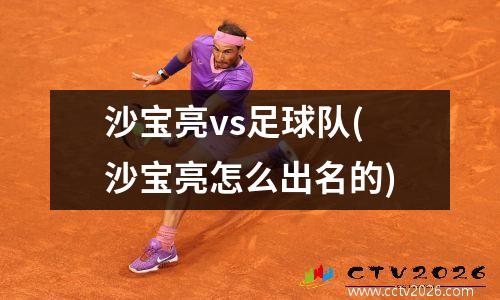 沙宝亮vs足球队(沙宝亮怎么出名的)