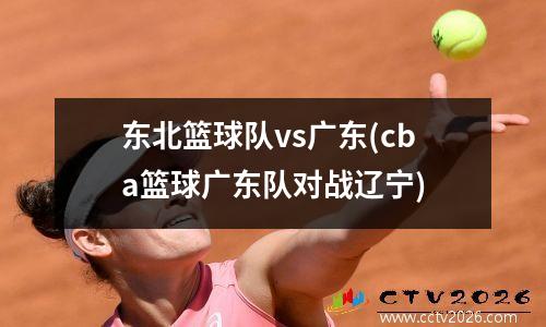 东北篮球队vs广东(cba篮球广东队对战辽宁)