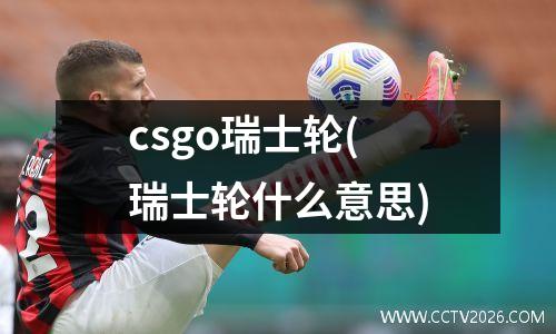 csgo瑞士轮(瑞士轮什么意思)