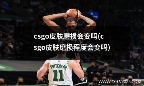 csgo皮肤磨损会变吗(csgo皮肤磨损程度会变吗)