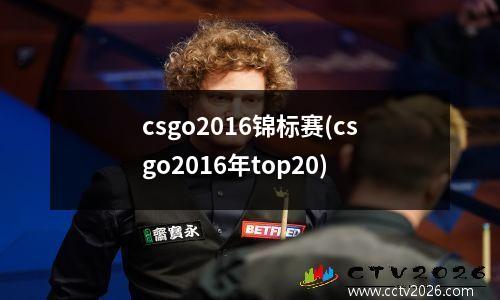 csgo2016锦标赛(csgo2016年top20)