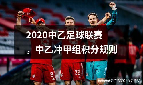 2020中乙足球联赛，中乙冲甲组积分规则