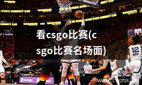 看csgo比赛(csgo比赛名场面)