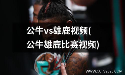 公牛vs雄鹿视频(公牛雄鹿比赛视频)