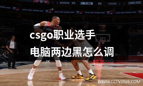 csgo职业选手电脑两边黑怎么调