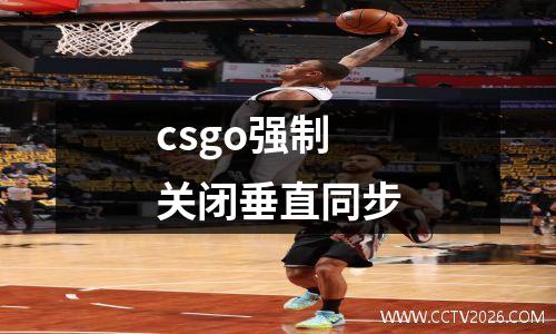 csgo强制关闭垂直同步