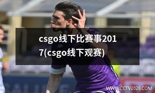 csgo线下比赛事2017(csgo线下观赛)
