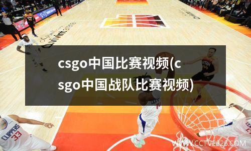 csgo中国比赛视频(csgo中国战队比赛视频)