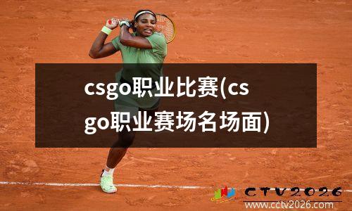 csgo职业比赛(csgo职业赛场名场面)