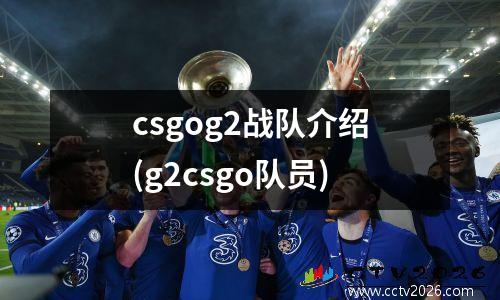 csgog2战队介绍(g2csgo队员)
