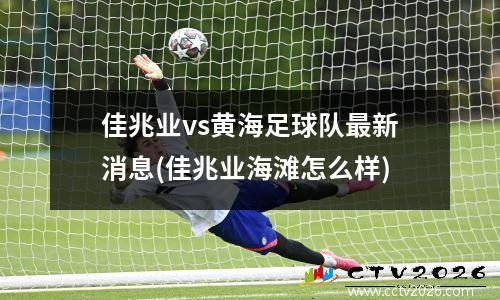佳兆业vs黄海足球队最新消息(佳兆业海滩怎么样)