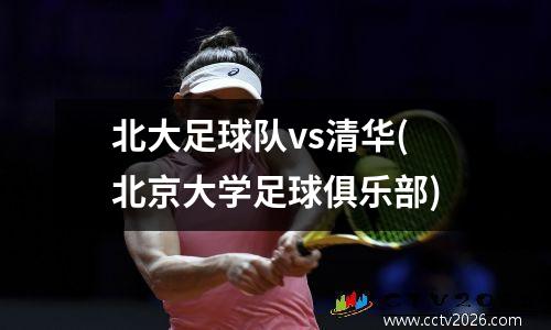 北大足球队vs清华(北京大学足球俱乐部)