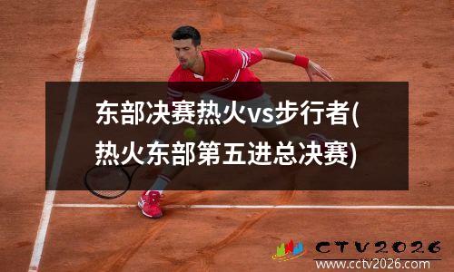 东部决赛热火vs步行者(热火东部第五进总决赛)